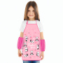 Фартук с нарукавниками для уроков труда ЮНЛАНДИЯ, 45х54 см, "Pandamania", 271648 - Аксессуары для рисования