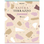 Тетрадь А5, 96 л., BRAUBERG, скоба, клетка, TWIN-лак, "Natura Terrazzo", 404431 - Тетради более 60 листов