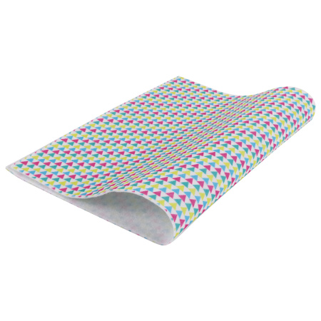 Цветной фетр для творчества, А4, ОСТРОВ СОКРОВИЩ, с рисунком, 5 листов, 5 цветов, толщина 2 мм, "Геометрия", 660652 - Фетр