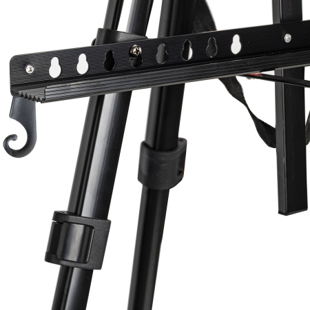 Мольберт-тренога металлический переносной, телескопический, 122х195х100 см, чехол, BRAUBERG ART, 192267 - Мольберты