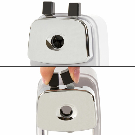 Точилка механическая BRAUBERG "METALLIC-X", для ч/гр и цветных карандашей (в том числе утолщенных), крепление, металлический корпус, 228481 - Точилки механические