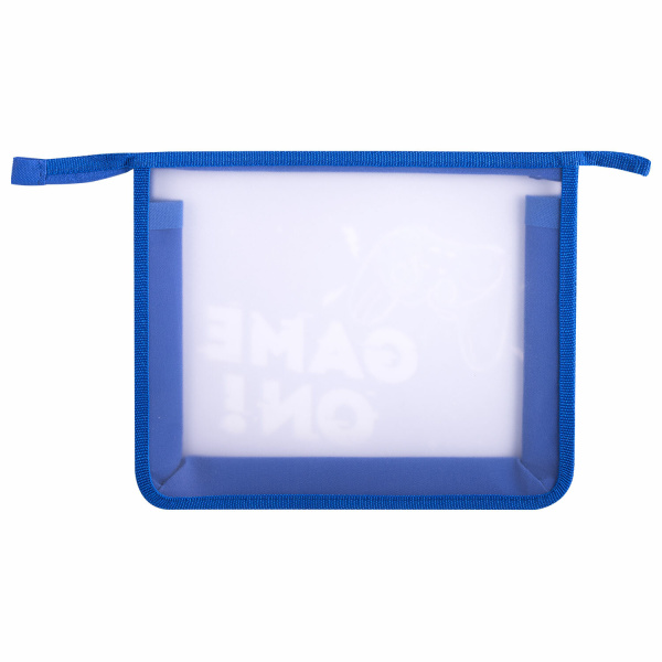 Папка для тетрадей ПИФАГОР А5, 1 отделение, пластик, на молнии, "Game On", 271496 - Папки для тетрадей и уроков труда