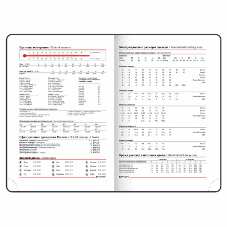 Ежедневник недатированный А5 (138х213 мм), BRAUBERG VISTA, под кожу, гибкий, 136 л., "Spirit", 112034 - Ежедневники с покрытием "под кожу и ткань"
