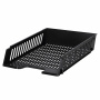 Лоток горизонтальный для бумаг BRAUBERG-MAXI, с пазами, А4 (358х272х75,5 мм), сетчатый, черный, 231141 - Лотки горизонтальные (поддоны)