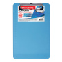 Доска-планшет МАЛОГО ФОРМАТА (155х228 мм), А5, BRAUBERG "Energy" с прижимом, пластик, 2 мм, СИНЯЯ, 232232 - Планшеты и клипборды