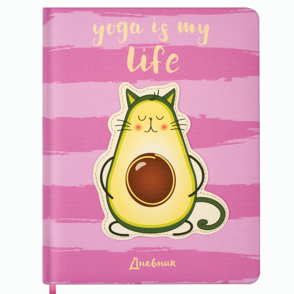 Дневник 1-4 класс 48 л., кожзам (твердая с поролоном), печать, аппликация, ЮНЛАНДИЯ, "АВАКОТ", 105938 - Дневники для младших классов