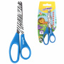 Ножницы ЮНЛАНДИЯ "САФАРИ", 130 мм, с цветной печатью, картонная упаковка с подвесом, ассорти, 236986 - Ножницы детские