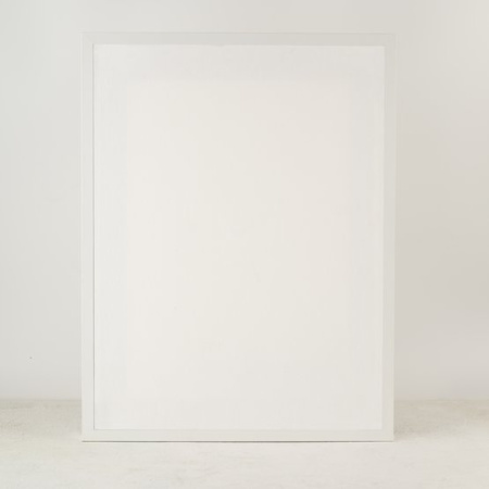 Холст на подрамнике с рамой "Langer" 30х40 см, 280 г/м2, 100% хлопок, акриловый грунт, мелкое зерно, цвет рамы - белый