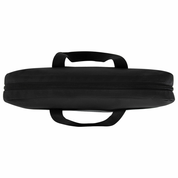 Сумка для документов STAFF "Manager" на молнии с карманом, полиэстер, черно-серый, 37х32х5см, 270836 - Сумки для документов