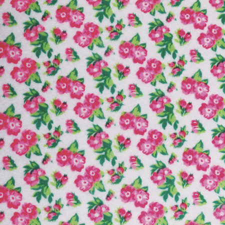 Цветной фетр для творчества, А4, ОСТРОВ СОКРОВИЩ, с рисунком, 5 листов, 5 цветов, толщина 2 мм, "Цветочек", 660651 - Фетр