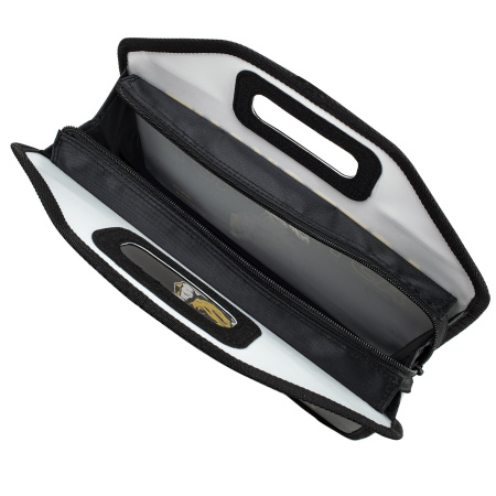 Папка-сумка ЮНЛАНДИЯ, 1 отделение, фетровые ручки, 34х30х11 см, "Astronaut", 271001 - Папки-сумки с ручками