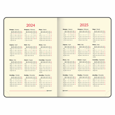 Ежедневник датированный 2024 А5 138x213 мм, BRAUBERG "Metropolis Special", под кожу, черный, 114963 - Ежедневники с покрытием "под кожу и ткань"