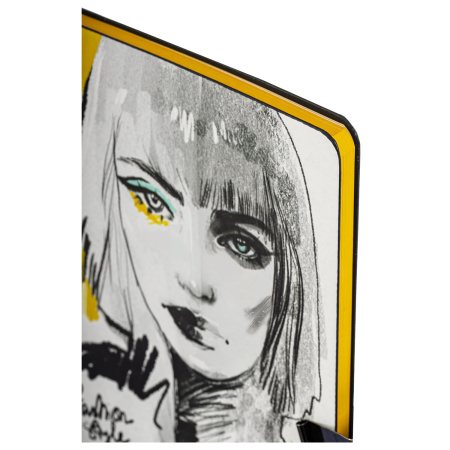 Блокнот А5 (143x210 мм), BRAUBERG VISTA "Fashion Style", под кожу, гибкий, 80 л., 112067 - Бизнес-блокноты и бизнес-тетради