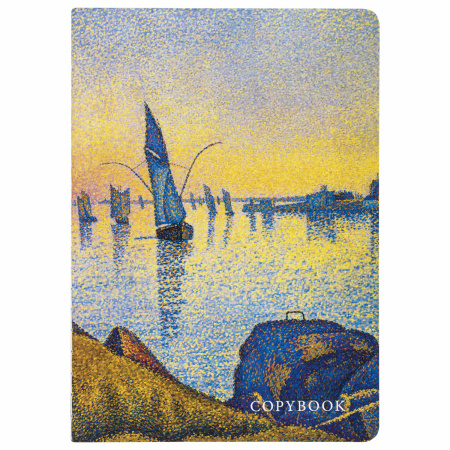 Тетради 40 л. в точку обложка SoftTouch, НАБОР 3 шт., бежевая бумага 70 г/м2, сшивка, А5 (147х210 мм), MASTERPIECE, BRAUBERG, 403802 - Тетради 40-48 листов