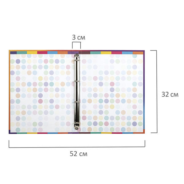 Папка-портфолио дошкольника "ДИНОЗАВР", 4 кольца, 20 файлов, 10 вкладышей, 7БЦ матовая, BRAUBERG KIDS, 115238 - Портфолио